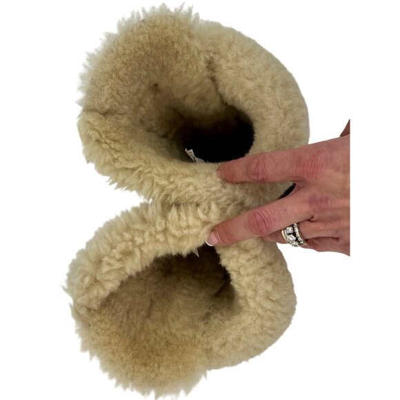UGG Bailey Button Triplet 1873 Chestnut Sheepskin Tall Boots | Casual Winter 7 - Picture 4 of 16